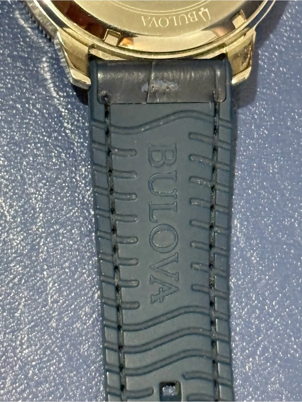 Bulova Men’s Marine Star Automatic Watch with Blue Strap